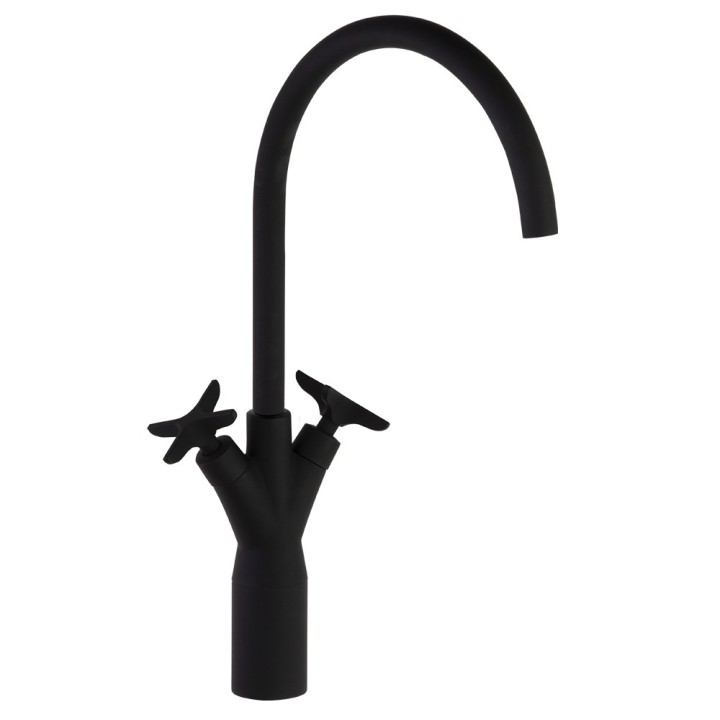 Bimando Lavabo alto ADAGIO negro mate - 911001NM 1