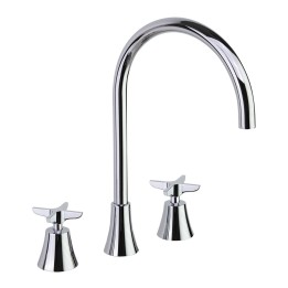 Bimando lavabo alto repisa ADAGIO Cromo - 914202 1