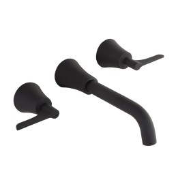 Bimando Lavabo Empotrado ADAGIO negro Mate- 912001MLNM 1
