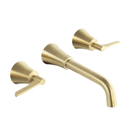 Bimando Lavabo Empotrado ADAGIO Oro cepillado - 912001MLOC - Ramón Soler