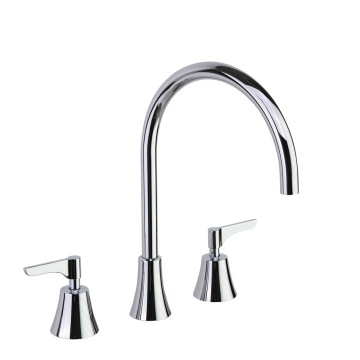 Bimando lavabo repisa ADAGIO cromo - 914201ML 1