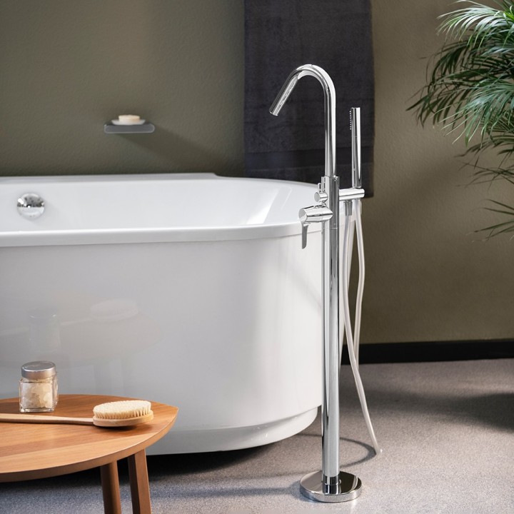 Monomando baño-ducha a suelo ADAGIO cromo- 918503MO 4
