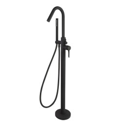 Monomando baño-ducha a suelo ADAGIO negro mate - 918503DNM 1