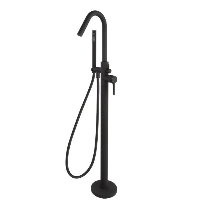 Monomando baño-ducha a suelo ADAGIO negro mate - 918503DNM 1
