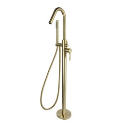 Monomando baño-ducha a suelo ADAGIO oro cepillado - 918503DOC 1