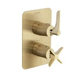 Termostático ducha empotrado 1-Vía ADAGIO oro cepillado - 912401SOC