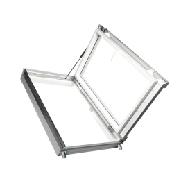 Ventana para tejado apertura lateral reversible FAKRO PWP PVC 1