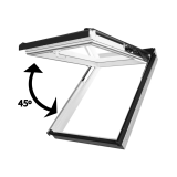 Ventana para tejado proyectante-giratoria FAKRO Mod. PPP-V MAX PVC 1