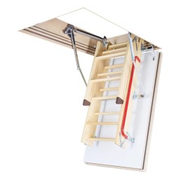 Escalera escamoteable de tramos de madera LWF 60 IGNIFUGA - Fakro 1