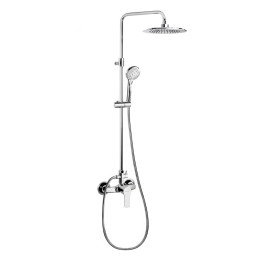 Conjunto monomando ducha TITANIUM cromo - 187402RP240 1