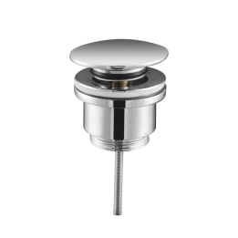 Válvula click 1.1/4" cerámica IMEX acero cepillado - VCC012