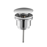 Válvula click 1.1/4" cerámica IMEX acero cepillado - VCC012