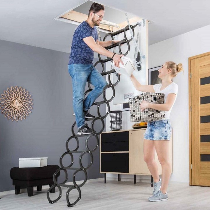 Escalera escamoteable de tijera metálica LST - Fakro 8