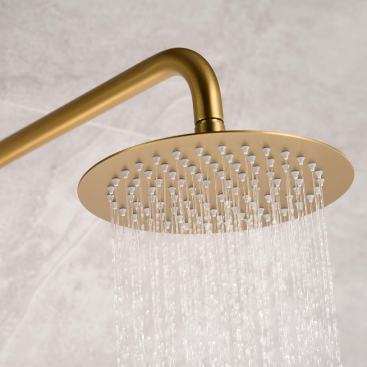 Conjunto termostático ducha LINE oro cepillado- BTD038/OC 1