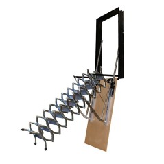 Escalera escamoteable de tijera metálica ZX-PARED - Maydisa