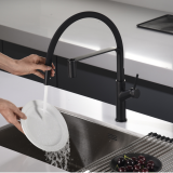 Monomando fregadero SENA negro mate - GCE022/NG - Imex