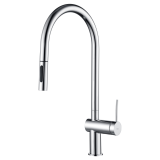 Monomando fregadero BERNA caño extraíble cromo - GCE026 1