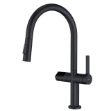 Monomando fregadero caño extraible TURÍN negro mate - GCE021/NG