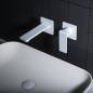 Monomando lavabo empotrado FIYI blanco mate - GLF016/BL Monomando lavabo empotrado FIYI blanco mate - GLF016/BL