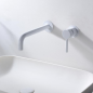 Monomando lavabo empotrado ETNA blanco mate - GLT023/BL