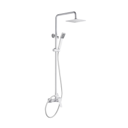 Conjunto monomando ducha ART blanco mate - BDAR025/BL