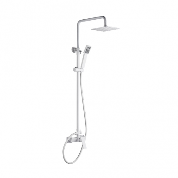 Conjunto monomando ducha ART blanco mate - BDAR025/BL
