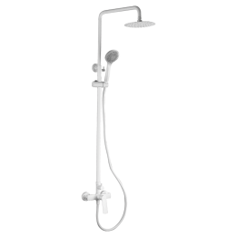 Conjunto monomando ducha LUXOR blanco mate - BDX023/BL