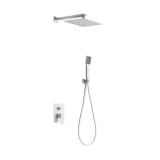 Kit monomando ducha empotrado 2-vías DUBLIN blanco mate - GPE006/BL 1
