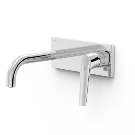 Monomando lavabo empotrado FUJI-TRES cromo - 2813002* - Tres