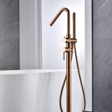 Monomando baño-ducha a suelo CORCEGA oro rosa cepillado - BBECO1/ORC 3