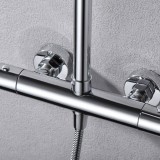 Conjunto termostático ducha MONZA cromo - BTM039 2