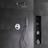 Kit monomando ducha empotrado 2-vías MONZA cromo - GPM039 2