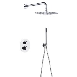 Kit termostático ducha empotrado 2-vías MONZA cromo - GTM039 1