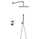 Kit termostático ducha empotrado 2-vías MONZA cromo - GTM039 1
