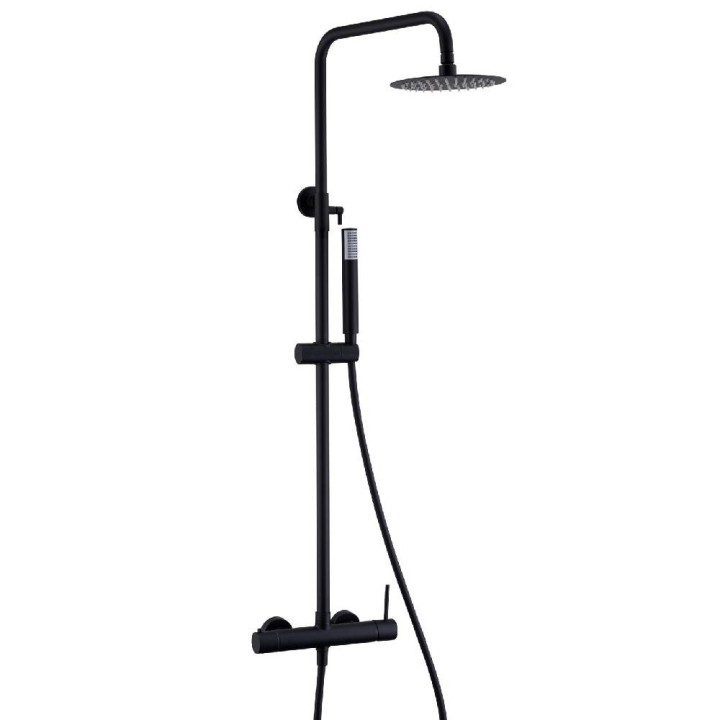 Conjunto monomando ducha MONZA negro mate - BDM039/NG 1