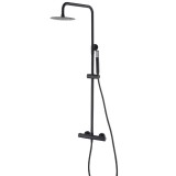 Conjunto termostático ducha MONZA negro mate - BTM039/NG - Imex