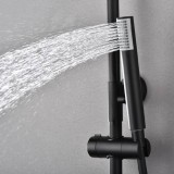 Conjunto termostático ducha MONZA negro mate - BTM039/NG - Imex
