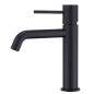 Monomando lavabo MONZA negro mate - BDM039-1NG
