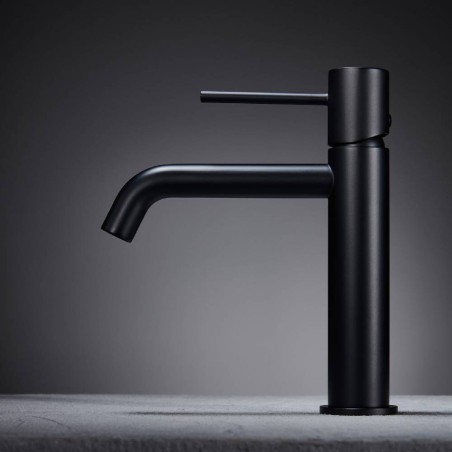 Monomando lavabo MONZA negro mate - BDM039-1NG