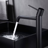 Monomando lavabo alto MONZA negro mate - BDM039-3NG 2