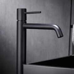Monomando lavabo alto MONZA negro mate - BDM039-3NG - Imex