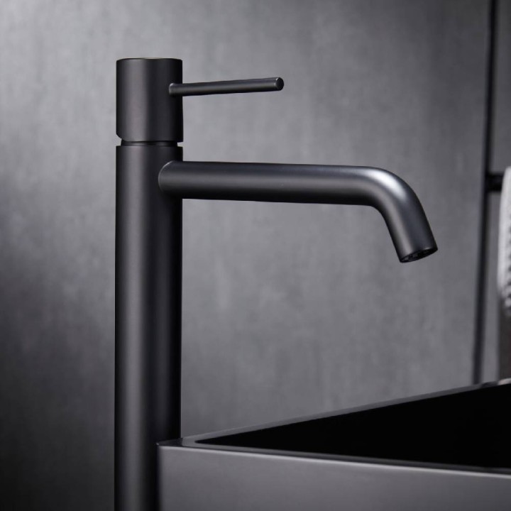 Monomando lavabo alto MONZA negro mate - BDM039-3NG 3