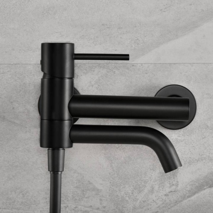 Monomando baño-ducha MONZA negro mate - BDM039-4NG 4