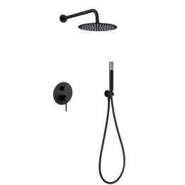 Kit monomando ducha empotrado 2-vías MONZA negro mate - GPM039/NG 1