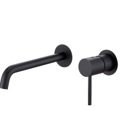 Monomando lavabo empotrado MONZA negro mate - GLM039/NG 1
