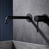 Monomando lavabo empotrado MONZA negro mate - GLM039/NG 2