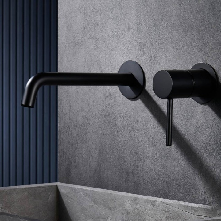 Monomando lavabo empotrado MONZA negro mate - GLM039/NG 2