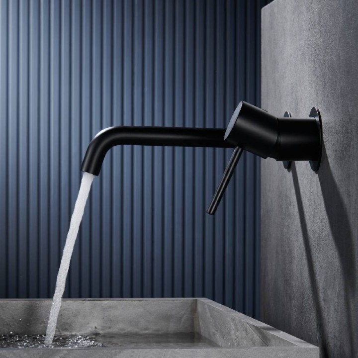 Monomando lavabo empotrado MONZA negro mate - GLM039/NG 3