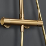 Conjunto monomando ducha MONZA oro cepillado - BDM039/OC 3