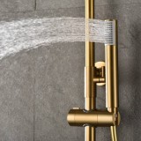 Conjunto termostático ducha MONZA oro cepillado - BTM039/OC 4